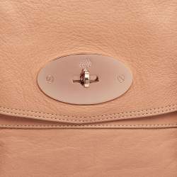 Mulberry Peach Leather Oversized Alexa Satchel