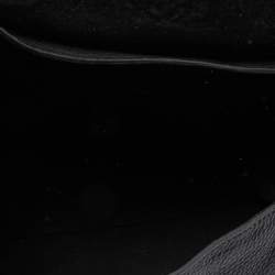 Mulberry Black Leather Flap Top Handle Bag