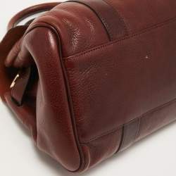 Pre Owned Mulberry Brown Leather Small Bayswater Satchel