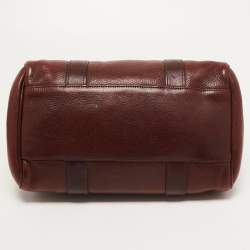 Pre Owned Mulberry Brown Leather Small Bayswater Satchel