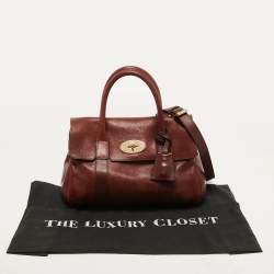Pre Owned Mulberry Brown Leather Small Bayswater Satchel
