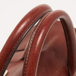 Pre Owned Mulberry Brown Leather Small Bayswater Satchel