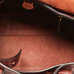 Pre Owned Mulberry Brown Leather Small Bayswater Satchel