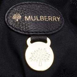 Pre Owned Mulberry Black Leather Hobo