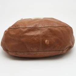 Pre Owned Mulberry Brown Leather Large Daria Hobo