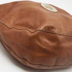 Pre Owned Mulberry Brown Leather Large Daria Hobo