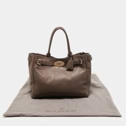 Mulberry Grey Leather Bayswater Tote