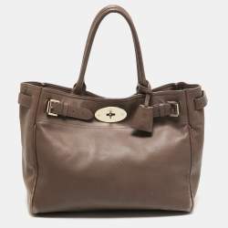 Mulberry Grey Leather Bayswater Tote