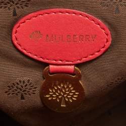 Pre Owned Mulberry Pink Leather Oversized Alexa Satchel Bag