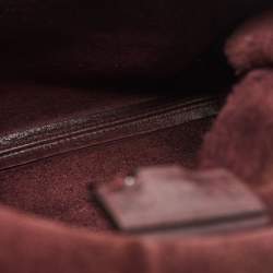 Pre Owned Mulberry Burgundy Leather Antony Messenger Bag