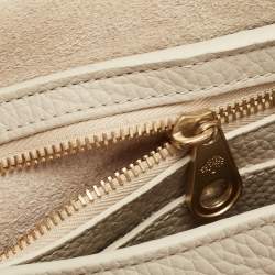 Pre Owned Mulberry Off White Leather Bayswater Satchel