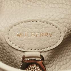 Pre Owned Mulberry Off White Leather Bayswater Satchel