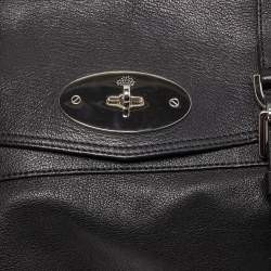Mulberry Black Leather Alexa Satchel