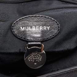 Mulberry Black Leather Alexa Satchel