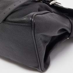Mulberry Black Leather Alexa Satchel