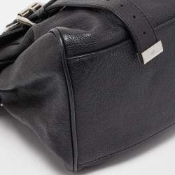 Mulberry Black Leather Alexa Satchel