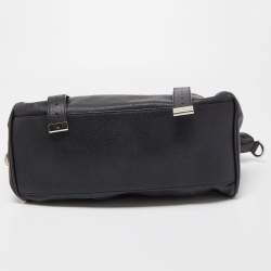 Mulberry Black Leather Alexa Satchel