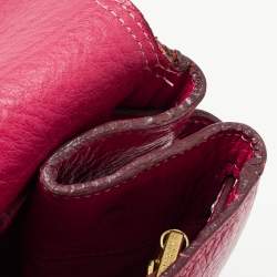 Pre Owned Mulberry Pink/Purple Ombre Leather Bayswater Satchel