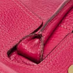 Pre Owned Mulberry Pink/Purple Ombre Leather Bayswater Satchel