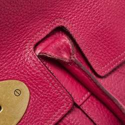 Pre Owned Mulberry Pink/Purple Ombre Leather Bayswater Satchel