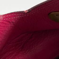 Pre Owned Mulberry Pink/Purple Ombre Leather Bayswater Satchel