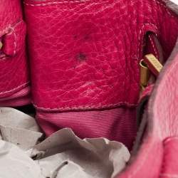 Pre Owned Mulberry Pink/Purple Ombre Leather Bayswater Satchel