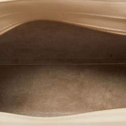 Pre Owned Mulberry Cream Leather Mini Bayswater Tote