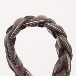 Mulberry Burgundy Grained Leather Daria Shoulder Bag