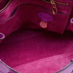 Mulberry Purple Leather Bayswater Satchel