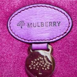 Mulberry Purple Leather Bayswater Satchel