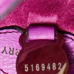 Mulberry Purple Leather Bayswater Satchel