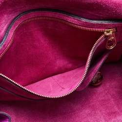 Mulberry Purple Leather Bayswater Satchel