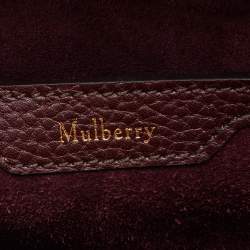 Mulberry Oxbood Grained Leather Small Zipped Bayswater Tote