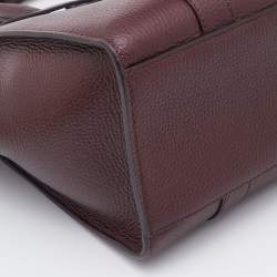 Mulberry Oxbood Grained Leather Small Zipped Bayswater Tote