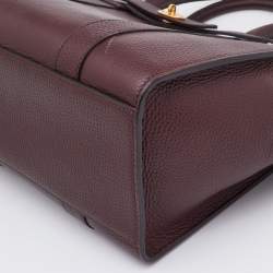 Mulberry Oxbood Grained Leather Small Zipped Bayswater Tote