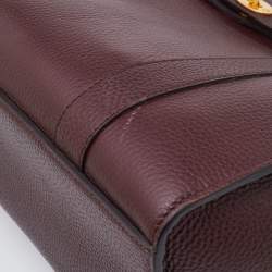 Mulberry Oxbood Grained Leather Small Zipped Bayswater Tote