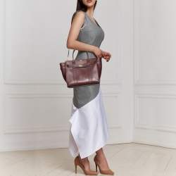 Mulberry Oxbood Grained Leather Small Zipped Bayswater Tote