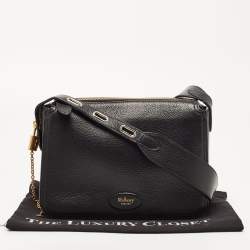 Mulberry Black Leather Billie Crossbody Bag 