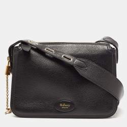 Mulberry Black Leather Billie Crossbody Bag 