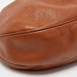 Pre Owned Mulberry Brown/Dark Brown Grained Leather Mitzy Hobo