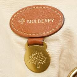 Pre Owned Mulberry Brown/Dark Brown Grained Leather Mitzy Hobo