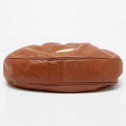 Pre Owned Mulberry Brown/Dark Brown Grained Leather Mitzy Hobo