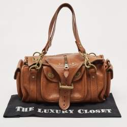 Mulberry Brown Leather Emmy Darwin Satchel