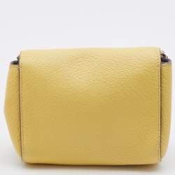 Mulberry Yellow Leather Mini Lily Shoulder Bag