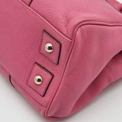 Pre Owned Mulberry Pink Leather Bayswater Satchel