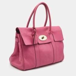 Pre Owned Mulberry Pink Leather Bayswater Satchel