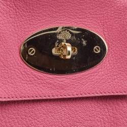 Pre Owned Mulberry Pink Leather Bayswater Satchel