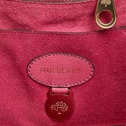 Pre Owned Mulberry Pink Leather Bayswater Satchel