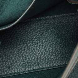 Pre Owned Mulberry Green Leather Mini Alexa Top Handle Bag