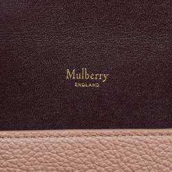 Pre Owned Mulberry Old Rose Leather Darley Cosmetic Pouch